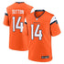 Custom Courtland Sutton Denver Broncos Mile High Collection Game Jersey Orange