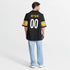 Custom Pittsburgh Steelers Custom Game Jersey Black