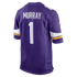 Custom Kyler Murray Minnesota Vikings Game Jersey Purple