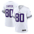 Custom Cris Carter Minnesota Vikings Alternate Retired Player Game Jersey White