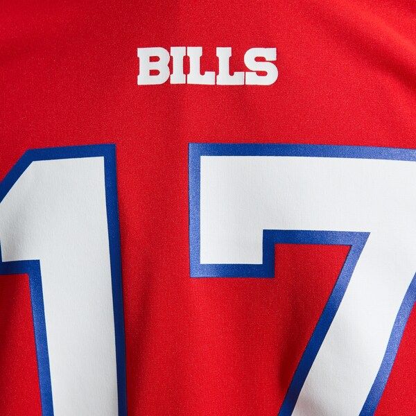 Custom Josh Allen Buffalo Bills Game Jersey Red