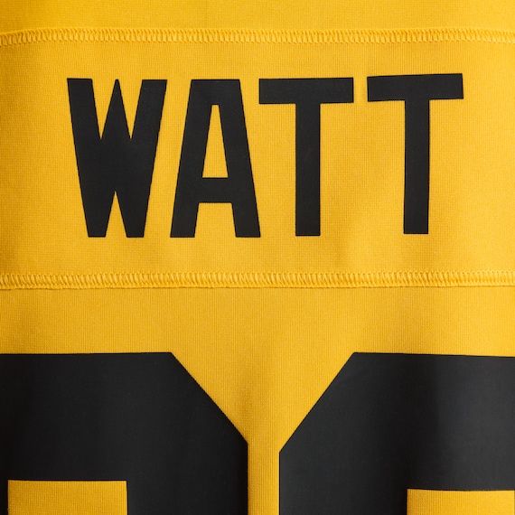 Custom Pittsburgh Steelers Alternate 1933 Throwback Game Custom Jersey Gold